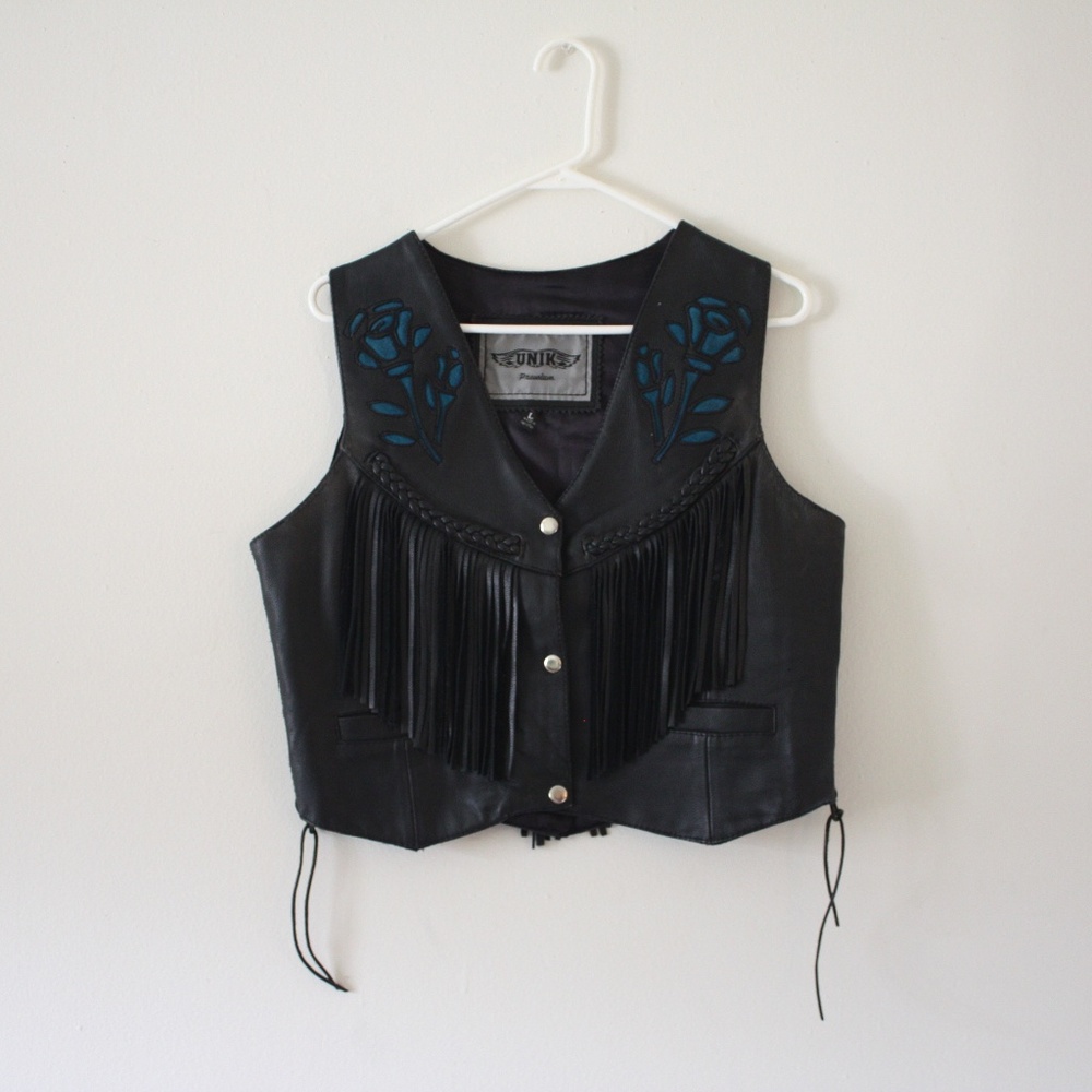 UNIK biker vest genuine leather